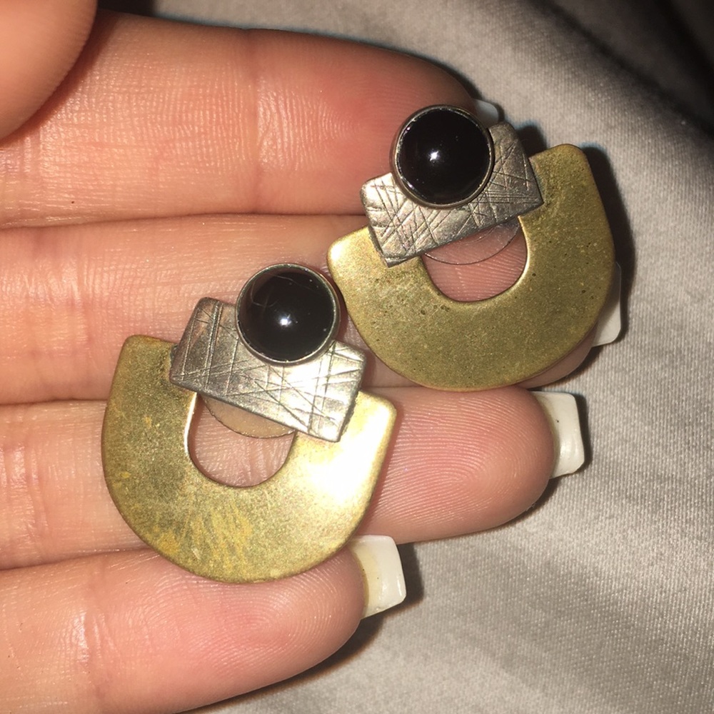 Onyx earrings
